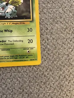 Pokemon TCG Base Set Ivysaur Card 30/102 Regular NM / LP Condition - Image 2