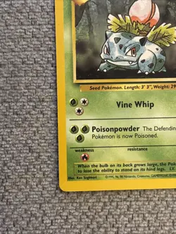 Pokemon TCG Base Set Ivysaur Card 30/102 Regular NM / LP Condition - Image 5