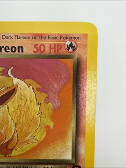 Dark Flareon 35/82 Team Rocket Regular Uncommon Vintage Pokemon Card - Image 4