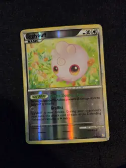 Igglybuff - 44/123 - 2010 HeartGold SoulSilver Reverse Holo Pokemon Card - MP - Image 1