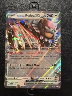 Bloodmoon Ursaluna ex 177 Sv: Scarlet & Violet Promo Cards Holo NM - Image 1