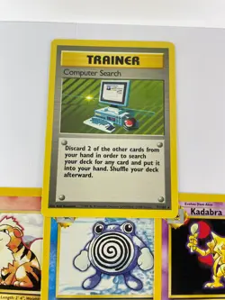 Pokemon - Base Set OPENED Pack - Blastoise Artwork Long Crimp - 11 Cards - NM - Image 4