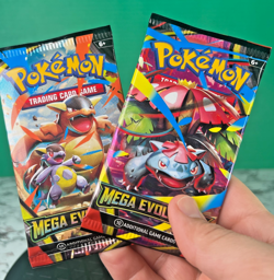 Pokemon TCG Mega Evolution Booster Packs Lot of 2 Sealed 10 Cards Official - Image 1