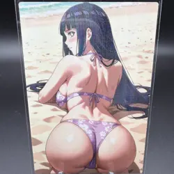 Hinata Hyuga Anime Waifu Card Doujin ACG Goddess Holo - Image 2