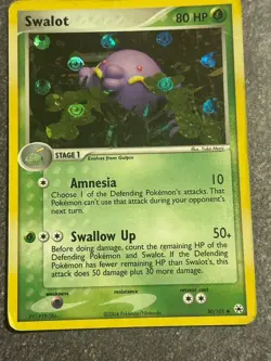 Swalot Pokemon Card Holo Hidden Legends 50/101 Card 2004 Pokemon TCG - Image 1