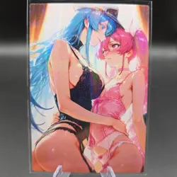 Mine And Esdeath Anime Waifu Card Doujin ACG Goddess Holo - Image 1