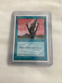 Gold Signed Flight LP 4th Edition Artist Anson Maddocks 1995 MTG Magic - Image 3