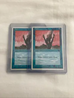 Gold Signed Flight LP 4th Edition Artist Anson Maddocks 1995 MTG Magic - Image 4