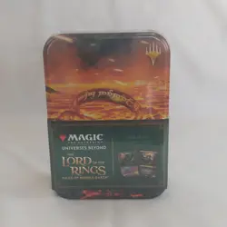 Magic: The Gathering Lord of the Rings Tales of Middle-Earth Ring Tin Deck Box - Image 1