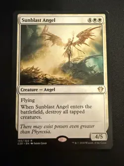 Sunblast Angel 102 - R - Commander 2020 - Normal - MTG - LP - Image 1