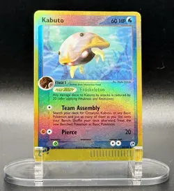 Kabuto 39/100 Reverse Holo Pokemon EX Sandstorm 2003 Vintage LP/NM - Image 2