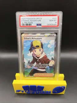 2025 Pokemon Destined Rivals ETHAN’S ADVENTURE #221 Ultra Rare English PSA 10 - Image 1