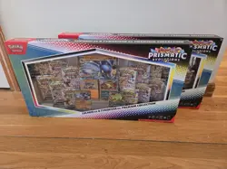2 X Pokemon TCG Scarlet & Violet Prismatic Evolutions Premium Collection Sealed - Image 1