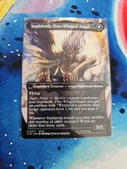 MTG English Sephiroth, Fabled SOLDIER (Borderless) (0317) NM regular NON-FOIL - Image 2