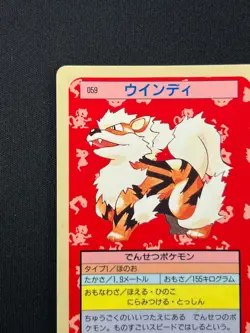[NM] Arcanine Pokemon Card Japanese No.059 Topsun Blue Back 1995 SB89 - Image 4