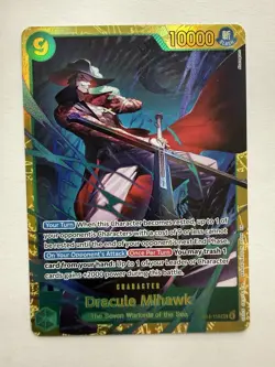 Dracule Mihawk - OP14-119 SEC - THE AZURE SEA'S SEVEN - One Piece TCG English - Image 1