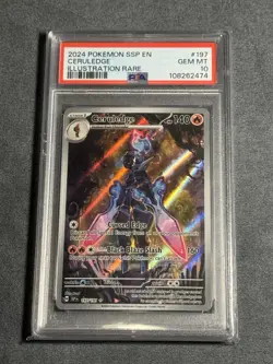 Pokemon 2024 SSP En-Surging Sparks Illustration Rare #197 Ceruledge PSA 10 - Image 1