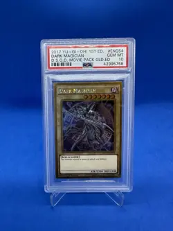 YuGiOh - Dark Magician 2017 DSOD Movie Pack Gld Ed. [MVP1-ENG54] - PSA 10 - Image 1