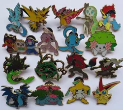 Assorted Official Pokemon TCG Metal Pin / Badge Collection **Pick From List** - Image 1