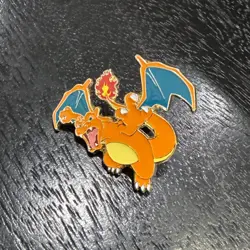 Pokemon Official 2017 Charizard Metal Enamel Collectible Pin - Image 1