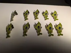 Lot of Offical Pokemon Pins TCG 10 Celebi Pins - Image 1