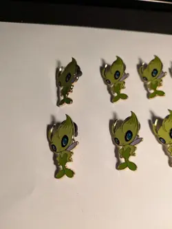 Lot of Offical Pokemon Pins TCG 10 Celebi Pins - Image 2