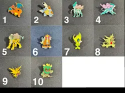 Official Licensed Enamel Pokemon TCG Pin Badge - Pick & Choose Character - Image 1
