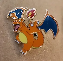 Charizard Enamel Pin Official Pokemon TCG Collectible Lapel Badge Brooch - Image 1