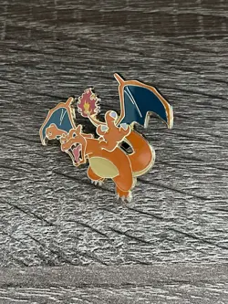 Pokemon TCG - CHARIZARD Official Collectors Pin - 2017 - Lapel Enamel Pin - Image 1
