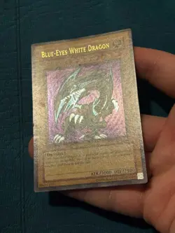 YUGIOH! Blue-Eyes White Dragon SDK-001 Ultra Rare Unlimited Edition LP - Image 2