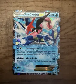 Ash-Greninja EX XY133 Holo Promo Pokemon Card Near Mint Condition - Image 1