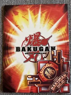 Bakugan New Vestroia Drain Color 🥉 Copper Gate Card 18/48n Tripod Theta - Image 4
