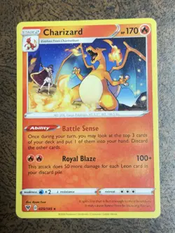 Charizard 025/185 Vivid Voltage Rare Pokemon Card - Image 1