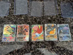 Pokemon TCG - Destined Rivals LOT of 5 Cards - Illustration Rare+Ultra Rare - NM - Image 1