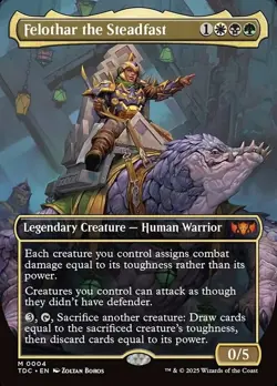 Felothar the Steadfast - Borderless - MtG Tarkir Dragonstorm - NM - Image 1