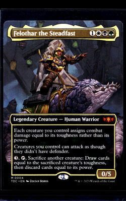 2025 MTG Magic The Gathering TDC Dragonstorm Commander #4 Felothar the Steadfast - Image 1