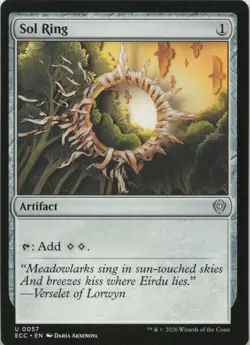 Sol Ring (0057) U Commander: Lorwyn Eclipsed 57 NM MTG - Image 1