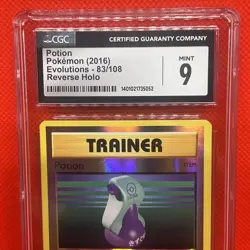 2016 Pokemon Potion Reverse Holo 83/108 XY Evolutions - CGC 9 Gem Mint - Image 2