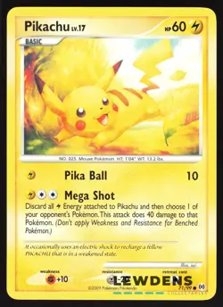 Pikachu - 71/99 - Common - Arceus - Pokemon Card - Image 1