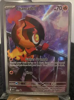 Charcadet Phantasmal Flames 022 Black Star Promo Holo Sealed Pokemon TCG NM - Image 1
