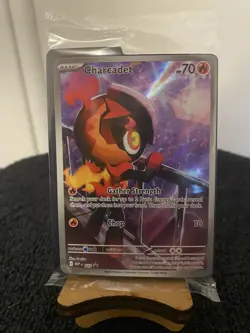 Charcadet Phantasmal Flames 022 Black Star Promo Holo Sealed Pokemon TCG NM - Image 2