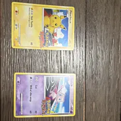 Pokemon Rumble Pikachu & Mew 2 Card Lot 2009 Nintendo Basic English - Image 1