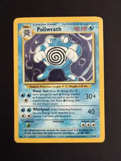 Poliwrath | Base Set Unlimited | 13/102 | Holo | Pokemon TCG | HP - Image 1