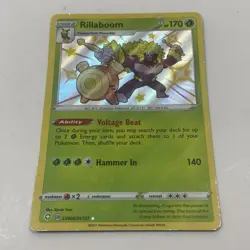 Rillaboom SV006/SV122 - Shining Fates: Shiny Vault Shiny Holo Pokemon TCG NM - Image 1