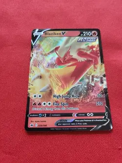 Pokemon: Blaziken V #020/198 SWSH06: Chilling Reign 2021 - NM - E9 - Image 3