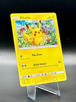 Pikachu 4/12 Promo Pokemon McDonald's Promos 2018 Holo NM/LP - Image 1