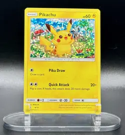 Pikachu 4/12 Promo Pokemon McDonald's Promos 2018 Holo NM/LP - Image 2