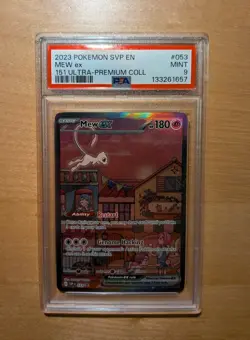 2023 Pokemon Scarlet & Violet SV:151 Promo Mew ex 053 PSA 9 - Image 1