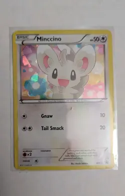 Minccino BW13 Cracked Ice Holo Black Star Promo Pokemon - Image 1