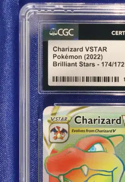 Charizard VSTAR 174/172 CGC 10 GEM Mint Brilliant Stars Pokemon 2022 - Image 5